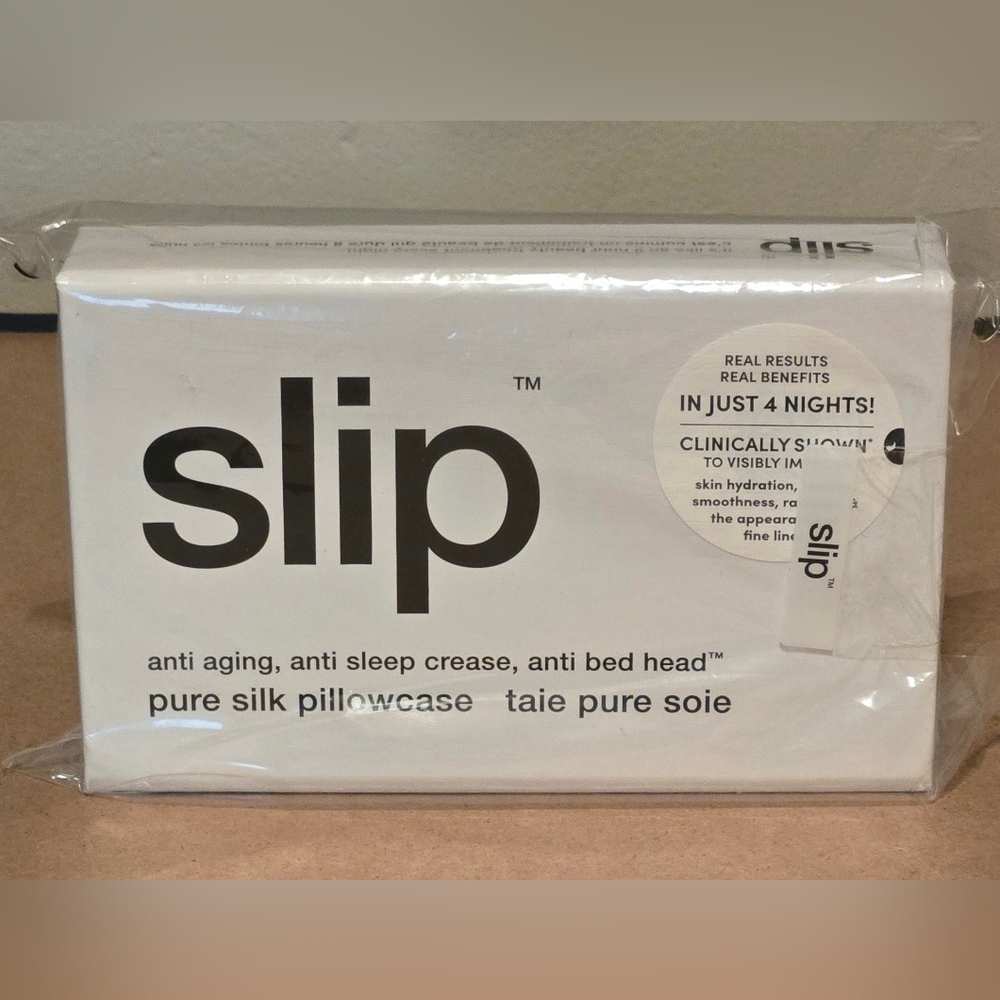 Slip Pure Silk Pillowcase - Queen - White - (20" x 30") - BRAND NEW - Picture 3 of 8